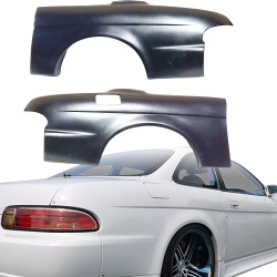 VSaero FRP VERT RIG Wide Body Fenders (rear) 50mm for Lexus SC300 1992-2000 image - 9