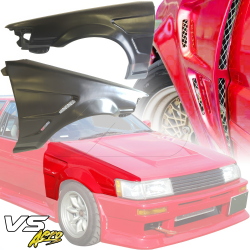 VSaero FRP DMA D1 Wide Body Fenders (front) 30mm > Toyota Corolla (AE86) Levin 1984-1987 > 2/3dr image - 28