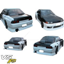 VSaero FRP CFAC Wide Body Fenders (rear) 4pc for Nissan Skyline (R32) GTS 1990-1994 > 4dr Sedan image - 41