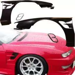 FRP SMAD Wide Body Fenders (front) 30mm > Nissan 240SX (S14) 1997-1998 image - 1