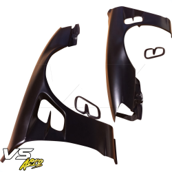 VSaero FRP SMAD Wide Body Fenders (front) 30mm for Nissan 240SX (S14) 1997-1998 image - 3