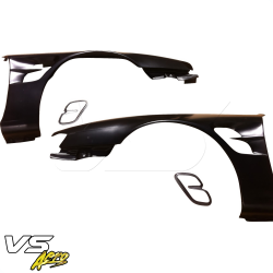 VSaero FRP SMAD Wide Body Fenders (front) 30mm for Nissan 240SX (S14) 1997-1998 image - 5