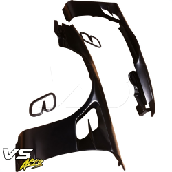 VSaero FRP SMAD Wide Body Fenders (front) 30mm for Nissan 240SX (S14) 1997-1998 image - 6