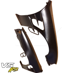 VSaero FRP SMAD Wide Body Fenders (front) 30mm for Nissan 240SX (S14) 1997-1998 image - 9