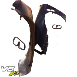 VSaero FRP SMAD Wide Body Fenders (front) 30mm for Nissan 240SX (S14) 1997-1998 image - 11