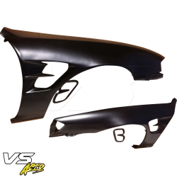 VSaero FRP SMAD Wide Body Fenders (front) 30mm for Nissan 240SX (S14) 1997-1998 image - 18