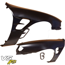 VSaero FRP SMAD Wide Body Fenders (front) 30mm for Nissan 240SX (S14) 1997-1998 image - 19