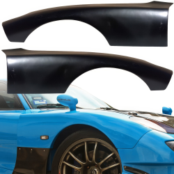 VSaero FRP RAME GT-AD Wide Body Fender Flares (front) for Mazda RX-7 (FD3S) 1993-1997 image - 1