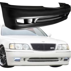 VSaero FRP JD Front Bumper for Infiniti Q45 Y33 Cima 1997-2001 image - 28