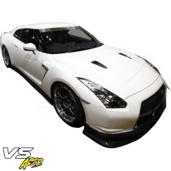 VSaero FRP CWE Front Lip Valance for Nissan GT-R GTR (R35) 2009-2012 image - 12