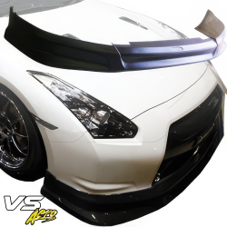VSaero FRP CWE Front Lip Valance for Nissan GT-R GTR (R35) 2009-2012 image - 13