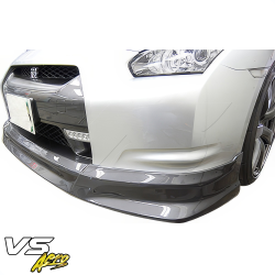 VSaero FRP CWE Front Lip Valance for Nissan GT-R GTR (R35) 2009-2012 image - 3