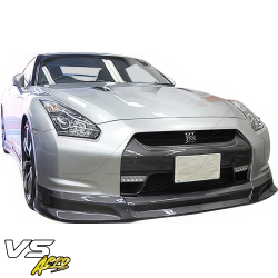VSaero FRP CWE Front Lip Valance for Nissan GT-R GTR (R35) 2009-2012 image - 4