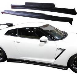 VSaero FRP CWE Side Skirts for Nissan GT-R GTR (R35) 2009-2017 image - 12