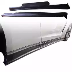 FRP CWE Side Skirts > Nissan GT-R GTR (R35) 2009-2017 image - 1