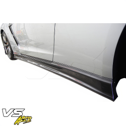 VSaero FRP CWE Side Skirts for Nissan GT-R GTR (R35) 2009-2017 image - 2