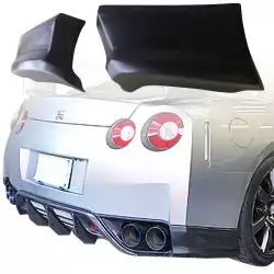 FRP CWE Rear Add-ons 2pc > Nissan GT-R GTR (R35) 2009-2012 image - 1