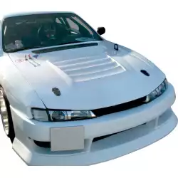 FRP BSPO Blister Wide Body Front Bumper > Nissan 240SX (S14) 1997-1998 image - 6