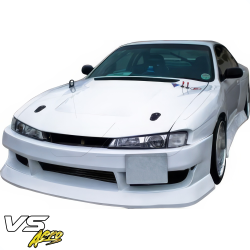 VSaero FRP BSPO Blister Wide Body Front Bumper for Nissan 240SX (S14) 1997-1998 image - 8