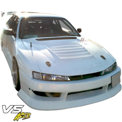 VSaero FRP BSPO Blister Wide Body Front Bumper for Nissan 240SX (S14) 1997-1998 image - 9