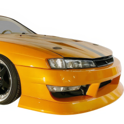 VSaero FRP BSPO Blister Wide Body Front Bumper for Nissan 240SX (S14) 1997-1998 image - 1