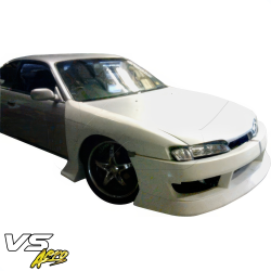 VSaero FRP BSPO Blister Wide Body Fenders (front) for Nissan 240SX (S14) 1997-1998 image - 15