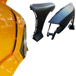 VSaero FRP BSPO Blister Wide Body Fenders (front) for Nissan 240SX (S14) 1997-1998 image - 1