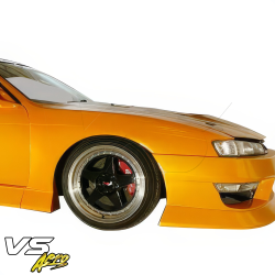 VSaero FRP BSPO Blister Wide Body Fenders (front) for Nissan 240SX (S14) 1997-1998 image - 11