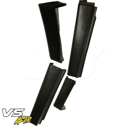 VSaero FRP BSPO Blister Wide Body Side Skirts 4pc for Nissan 240SX (S14) 1995-1998 image - 7