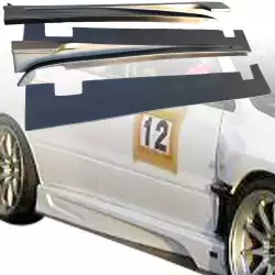 FRP VAR Side Skirts 4pc > Mitsubishi Evolution EVO8 EVO9 CT9A 2003-2006 image - 16