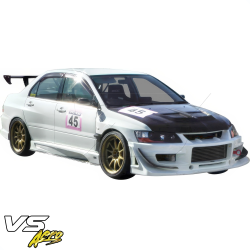 VSaero FRP VAR Side Skirts 4pc for Mitsubishi Evolution EVO8 EVO9 CT9A 2003-2006 image - 18