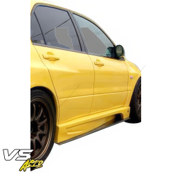 VSaero FRP VAR Side Skirts 4pc for Mitsubishi Evolution EVO8 EVO9 CT9A 2003-2006 image - 3
