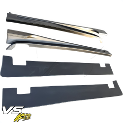 VSaero FRP VAR Side Skirts 4pc for Mitsubishi Evolution EVO8 EVO9 CT9A 2003-2006 image - 4