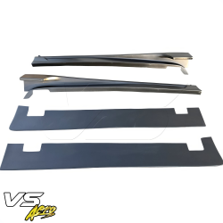 VSaero FRP VAR Side Skirts 4pc for Mitsubishi Evolution EVO8 EVO9 CT9A 2003-2006 image - 5
