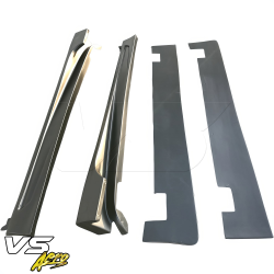 VSaero FRP VAR Side Skirts 4pc for Mitsubishi Evolution EVO8 EVO9 CT9A 2003-2006 image - 6