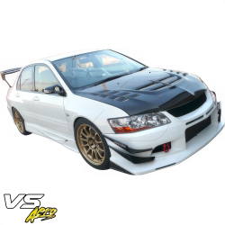 VSaero FRP VOLT 4pc Front Bumper for Mitsubishi Evolution EVO8 EVO9 CT9A 2003-2006 image - 20