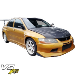 VSaero FRP VOLT 4pc Front Bumper for Mitsubishi Evolution EVO8 EVO9 CT9A 2003-2006 image - 2