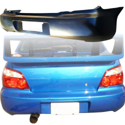 VSaero FRP LSPO WRC Rear Bumper for Subaru Impreza WRX 2004-2007 > 4dr Sedan image - 12