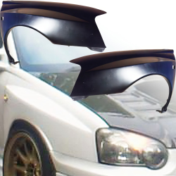 VSaero FRP LSPO WRC Wide Body Fenders (front) (new mold) for Subaru Impreza WRX 2004-2005 > 4/5dr image - 16