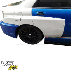 VSaero FRP LSPO WRC Wide Body Tapered Fender Flares (rear) 5pc for Subaru Impreza WRX 2002-2007 > 4dr Sedan image - 21