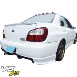 VSaero FRP LSPO WRC Wide Body Tapered Fender Flares (rear) 5pc for Subaru Impreza WRX 2002-2007 > 4dr Sedan image - 23