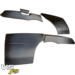 VSaero FRP LSPO WRC Wide Body Tapered Fender Flares (rear) 5pc for Subaru Impreza WRX 2002-2007 > 4dr Sedan image - 3