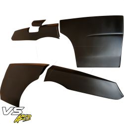 VSaero FRP LSPO WRC Wide Body Tapered Fender Flares (rear) 5pc for Subaru Impreza WRX 2002-2007 > 4dr Sedan image - 5