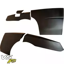 FRP LSPO WRC Wide Body Tapered Fender Flares (rear) 5pc > Subaru Impreza WRX 2002-2007 > 4dr Sedan image - 5