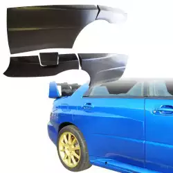 FRP LSPO WRC Wide Body XL Fenders (rear) 5pc 50mm > Subaru Impreza WRX 2002-2007 > 4dr Sedan image - 1