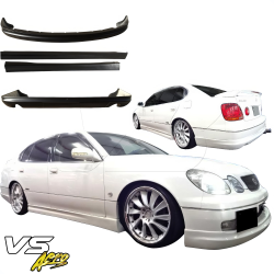 VSaero FRP WAL EXEC Body Kit 4pc for Lexus GS300 1998-2002 image - 4