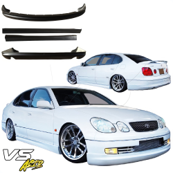 VSaero FRP WAL EXEC Body Kit 4pc for Lexus GS300 1998-2002 image - 5