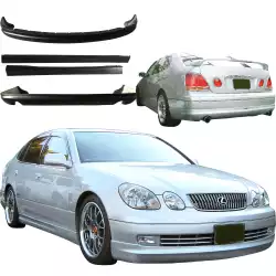 FRP WAL EXEC Body Kit 4pc > Lexus GS300 1998-2002 image - 1