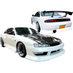 VSaero FRP BSPO Blister Wide Body Kit 8pc > Nissan 240SX (S14) 1997-1998 image - 2