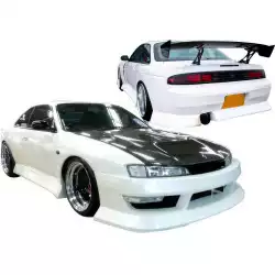 FRP BSPO Blister Wide Body Kit 8pc > Nissan 240SX (S14) 1997-1998 image - 2